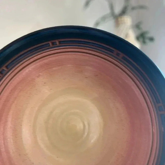 Handcrafted Pottery Wall Plate 14” Ceramic Decorative Plate artist signed - Picture 3 of 8